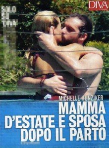 Michelle Hunziker fuori di seno