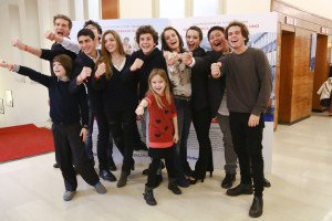 Roma, photocall fiction "Braccialetti Rossi"